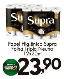 Confiança Supermercados Papel Higiênico Supra Folha Tripla Neutro oferta