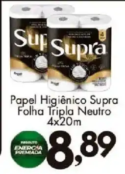 Confiança Supermercados Papel Higiênico Supra Folha Tripla Neutro oferta