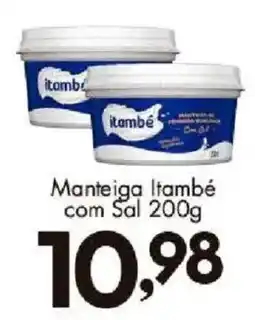 Confiança Supermercados Manteiga Itambé com Sal oferta