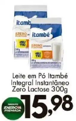 Confiança Supermercados Leite em Pó Itambé Integral Instantâneo Zero Lactose oferta