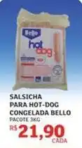 Assaí Atacadista Bello - salsicha para hot-dog congelada oferta