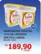 Assaí Atacadista Sadia - margarina vegetal 75% de lipidios sofitelli oferta