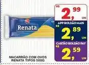Roldão Renata - macarrão com ovos oferta
