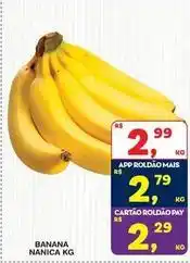 Roldão Mais - banana nanica oferta