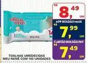Roldão Meu bebê - toalhas umedecidas oferta