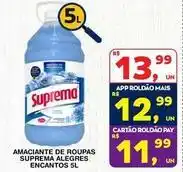 Roldão Suprema - amaciante de roupas oferta