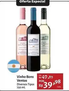 Novo Atacarejo Quinta de bons ventos - vinho oferta