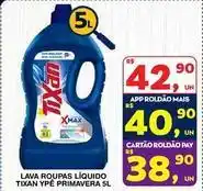 Roldão Tixan - lava roupas líquido ypê primavera oferta