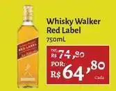 Novo Atacarejo Johnnie walker - whisky red label oferta
