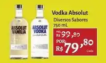 Novo Atacarejo Absolut - vodka oferta
