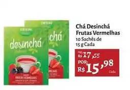 Novo Atacarejo Desinchá - chá frutas vermelhas oferta