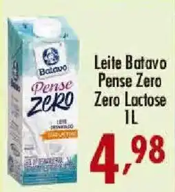 Confiança Supermercados Leite batavo pense zero zero lactose oferta