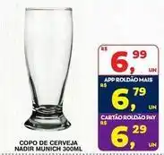 Roldão De - copo de cerveja oferta