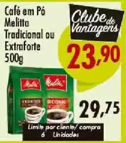 Confiança Supermercados Café em Pó Melitta Tradicional ou Extraforte oferta