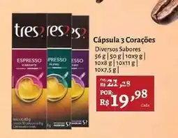 Novo Atacarejo 3 corações - cápsula oferta