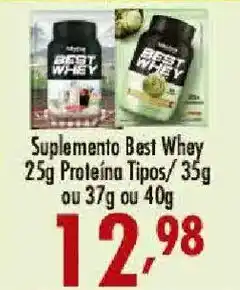 Confiança Supermercados Suplemento best whey oferta