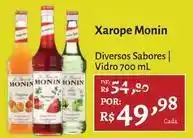 Novo Atacarejo Monin - xarope oferta