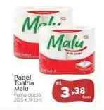 Novo Atacarejo Malu - papel toalha oferta