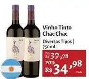 Novo Atacarejo Chac chac - vinho tinto oferta