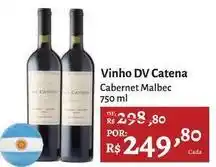 Novo Atacarejo Catena - vinho dv cabernet malbec oferta