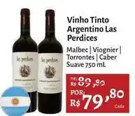 Novo Atacarejo Las perdices - vinho tinto argentino oferta