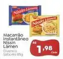 Novo Atacarejo Nissin - macarrão instantâneo lamen oferta
