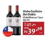 Novo Atacarejo Casillero del diablo - vinho oferta