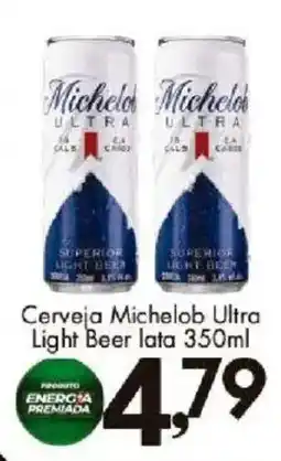 Confiança Supermercados Cerveja Michelob Ultra Light Beer oferta