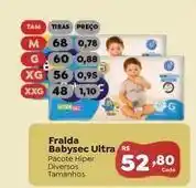 Novo Atacarejo Babysec - fralda ultra oferta