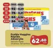Novo Atacarejo Huggies - fralda rapida absorcao oferta