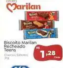 Novo Atacarejo Marilan - biscoito recheado teens oferta
