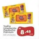 Novo Atacarejo Piquitucho - toalha umedecida premium oferta