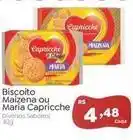 Novo Atacarejo Capricche - biscoito maizena ou maria oferta