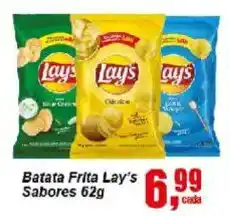 Negreiros Batata Frita Lay's Sabores oferta