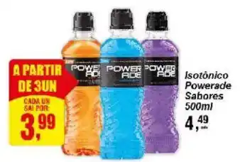 Negreiros Isotônico Powerade Sabores oferta