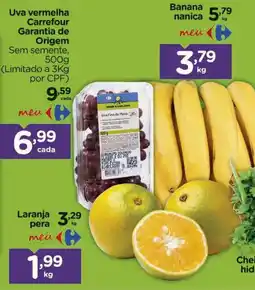 Carrefour Bairro Uva vermelha Carrefour oferta