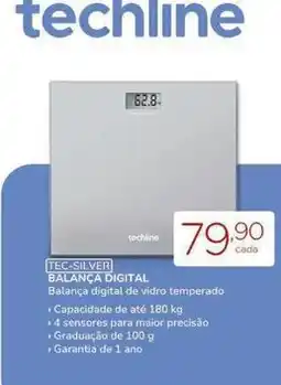 Carrefour Techline - balanca digital de vidro temperado oferta