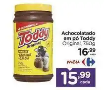 Carrefour Toddy - achocolatado em pó oferta