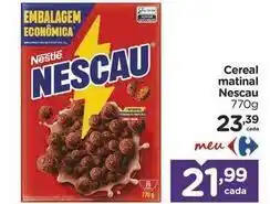 Carrefour Nescau - cereal matinal oferta