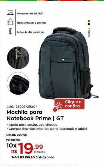 Ibyte Mochila Para Notebook Prime Gt oferta