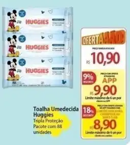 Atacadão Toalha Umedecida Huggies Tripla Proteção oferta