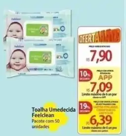 Atacadão Toalha Umedecida Feelclean oferta
