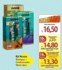 Atacadão Kit novex shampoo + condicionador vários tipos oferta