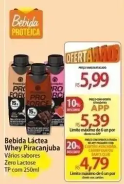 Atacadão Bebida Láctea Whey Piracanjuba oferta