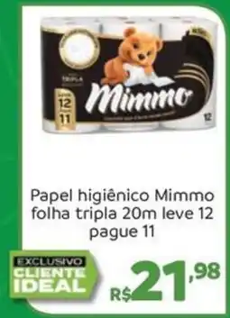 Hiperideal Supermercados Papel higiênico mimmo oferta