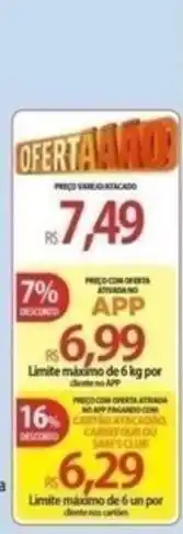 Atacadão oferta batata oferta