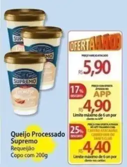 Atacadão Queijo Processado Supremo Requeijão oferta