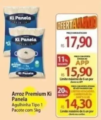 Arroz Premium Ki Panela Agulhinha Tipo 1
