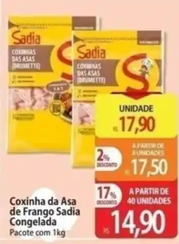 Atacadão Coxinha da Asa de Frango Sadia Congelada oferta