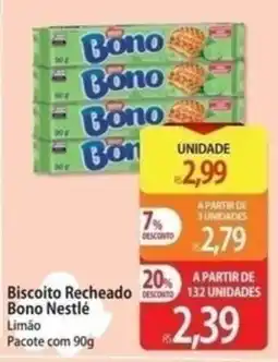 Atacadão Biscoito Recheado Bono Nestlé Limão oferta